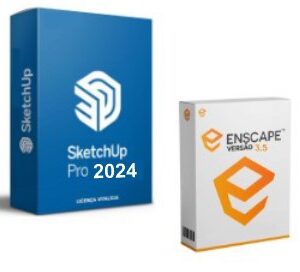 Sketchup Pro 2024 + Enscape 4.1 Permanente Para Windows